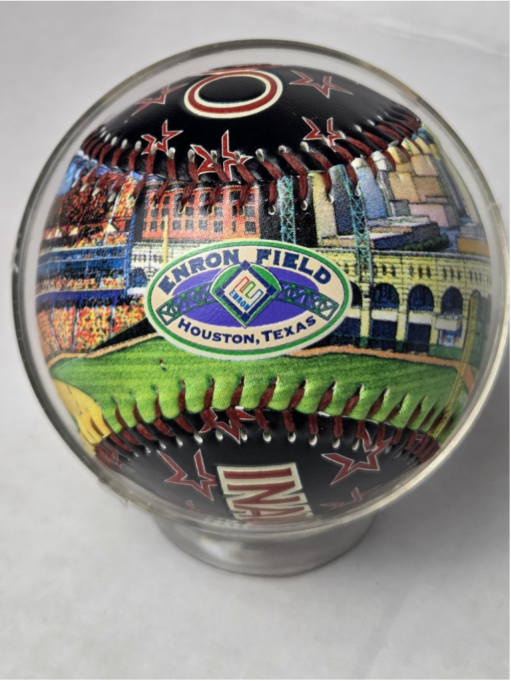 Houston Astros 2000 Inaugural Season Enron Field Commemorative Baseball